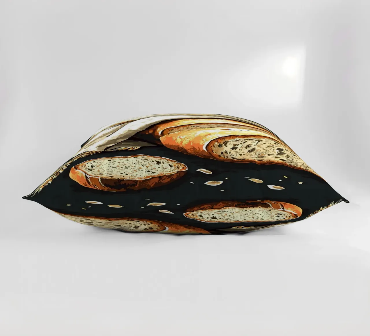 Pane fresco di fattoria a fette cuscino da pixelbull - medieval art and more