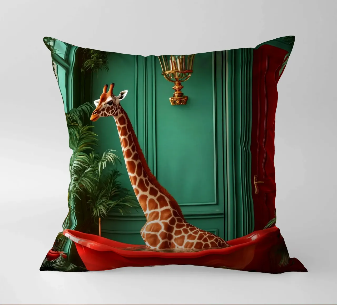 Giraffa cuscino da Justyna Jaszke JBJart