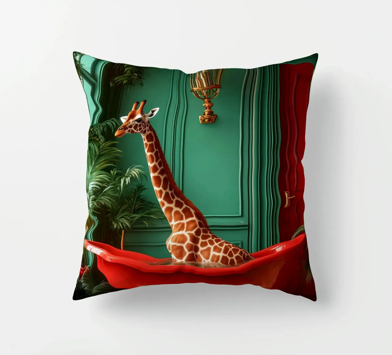 Giraffa cuscino da Justyna Jaszke JBJart