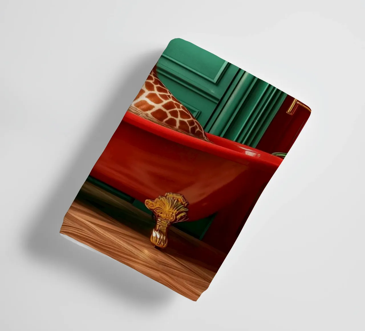 Giraffa asciugamano da bagno da Justyna Jaszke JBJart