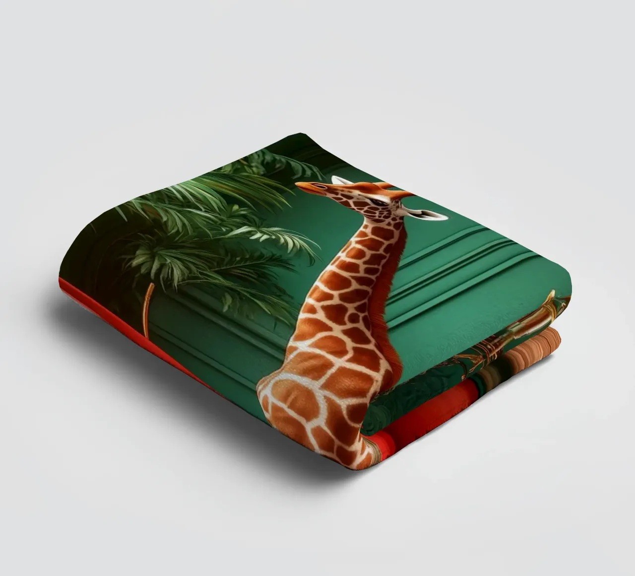 Giraffa asciugamano da bagno da Justyna Jaszke JBJart
