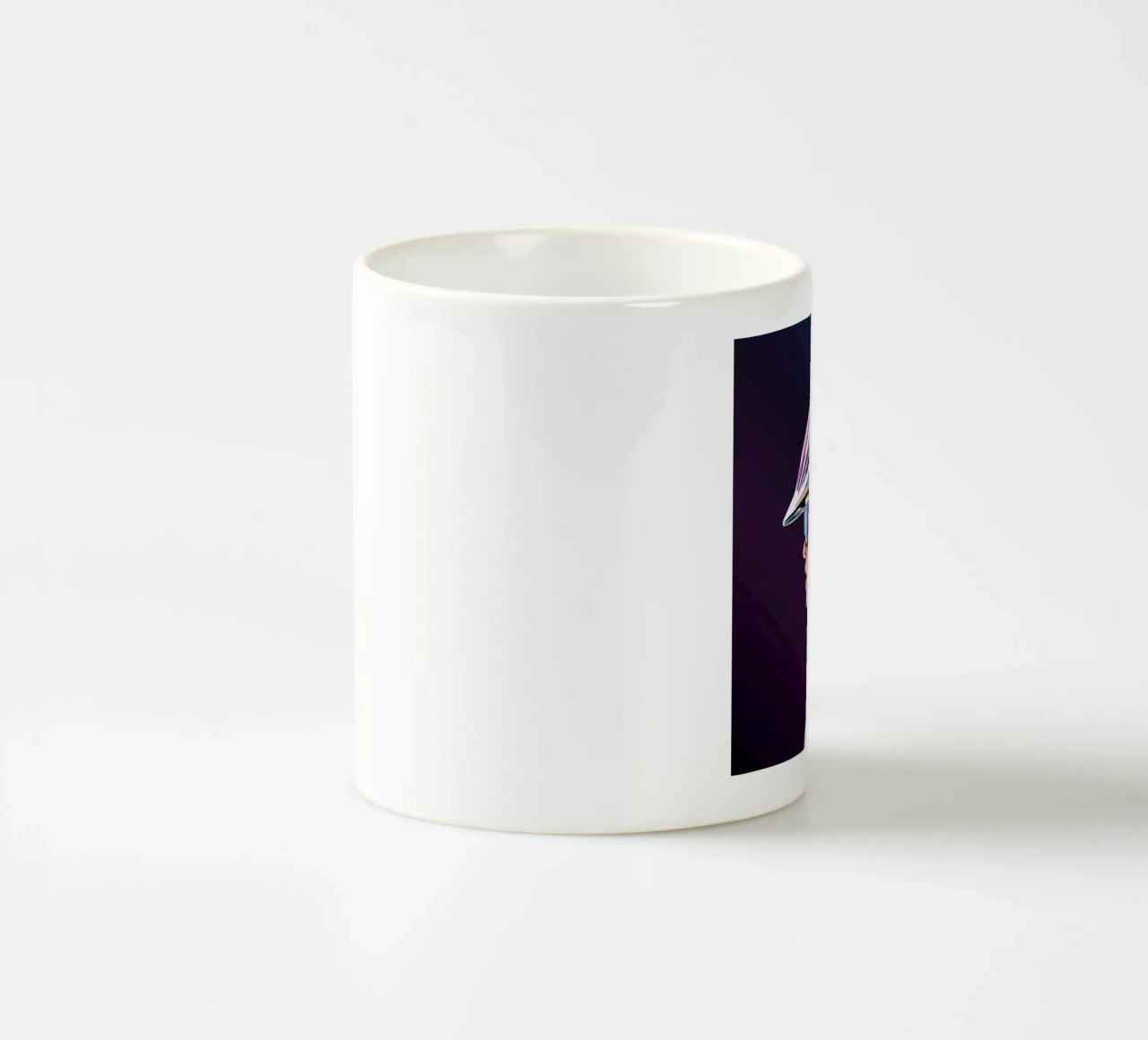 Starkes Rennrad Design – Stilvolle Radfahrerin in Action tazza in ceramica da Radkunstwerk