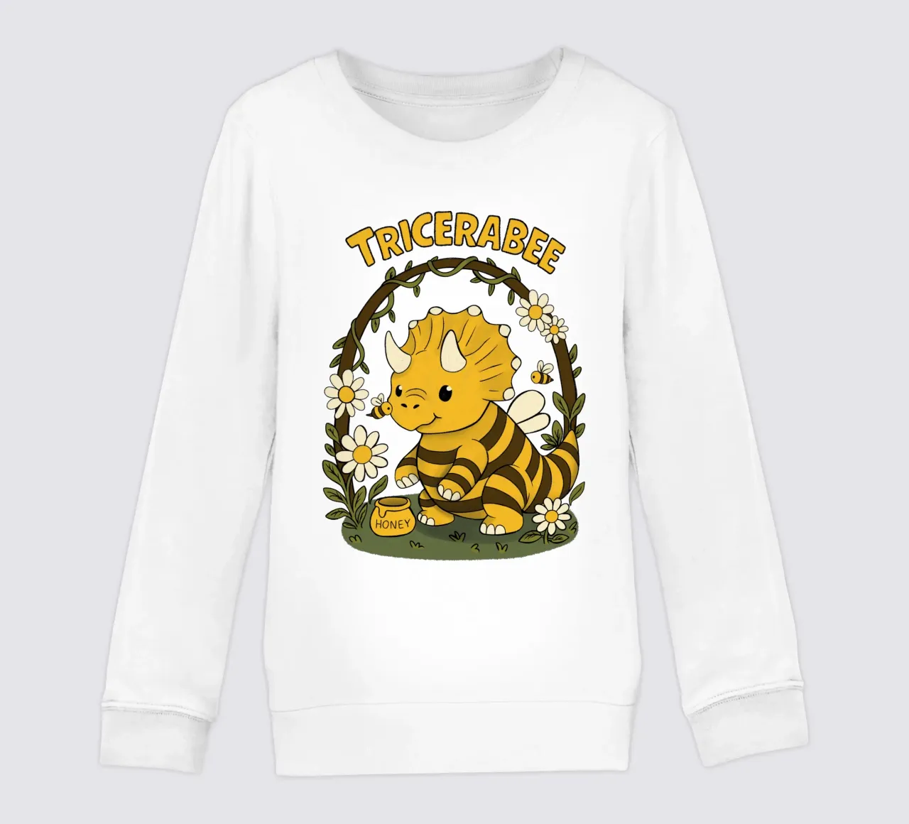 TriceraBee kids sweatshirt by Loobs