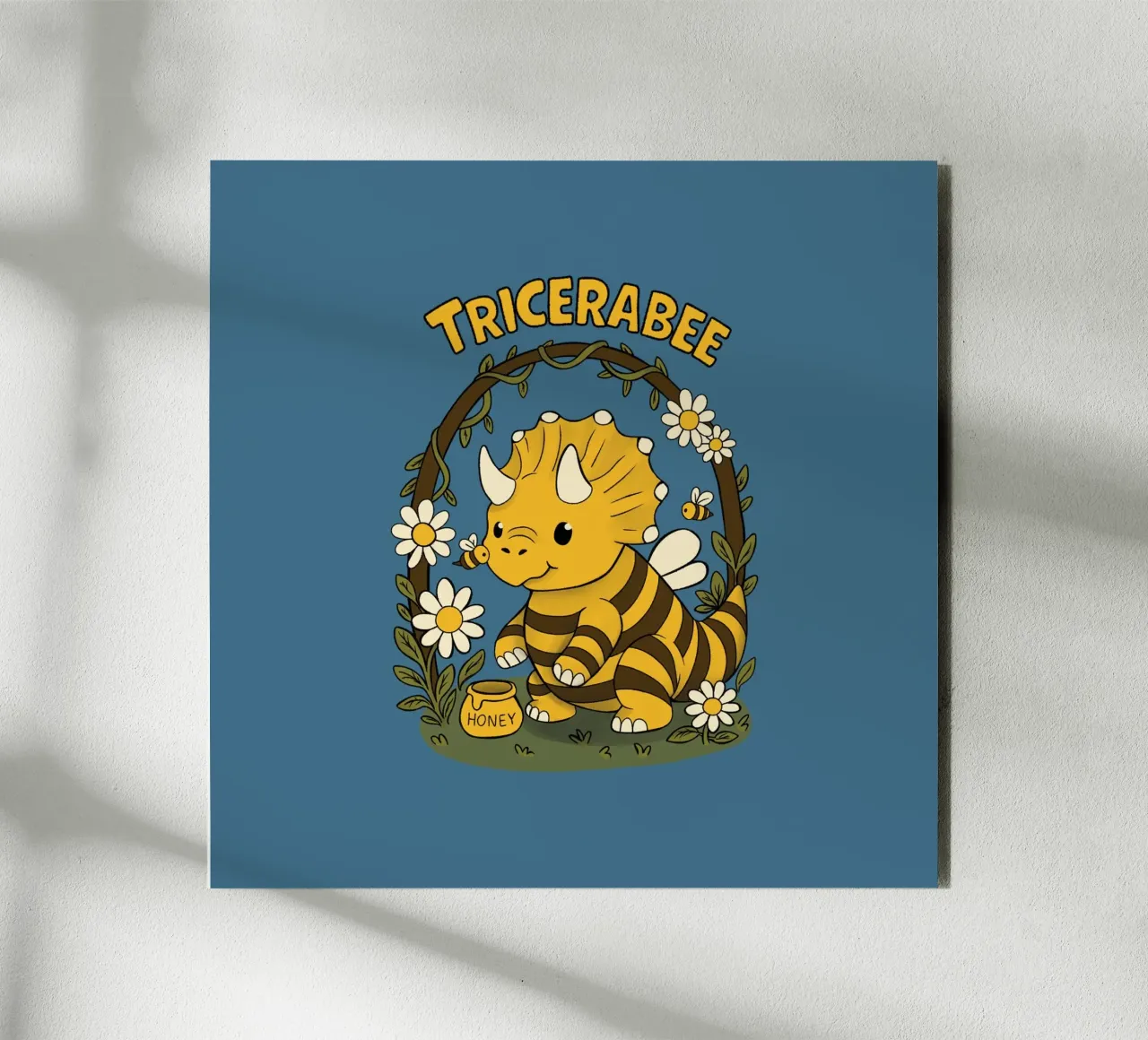 TriceraBee alu-dibond by Loobs