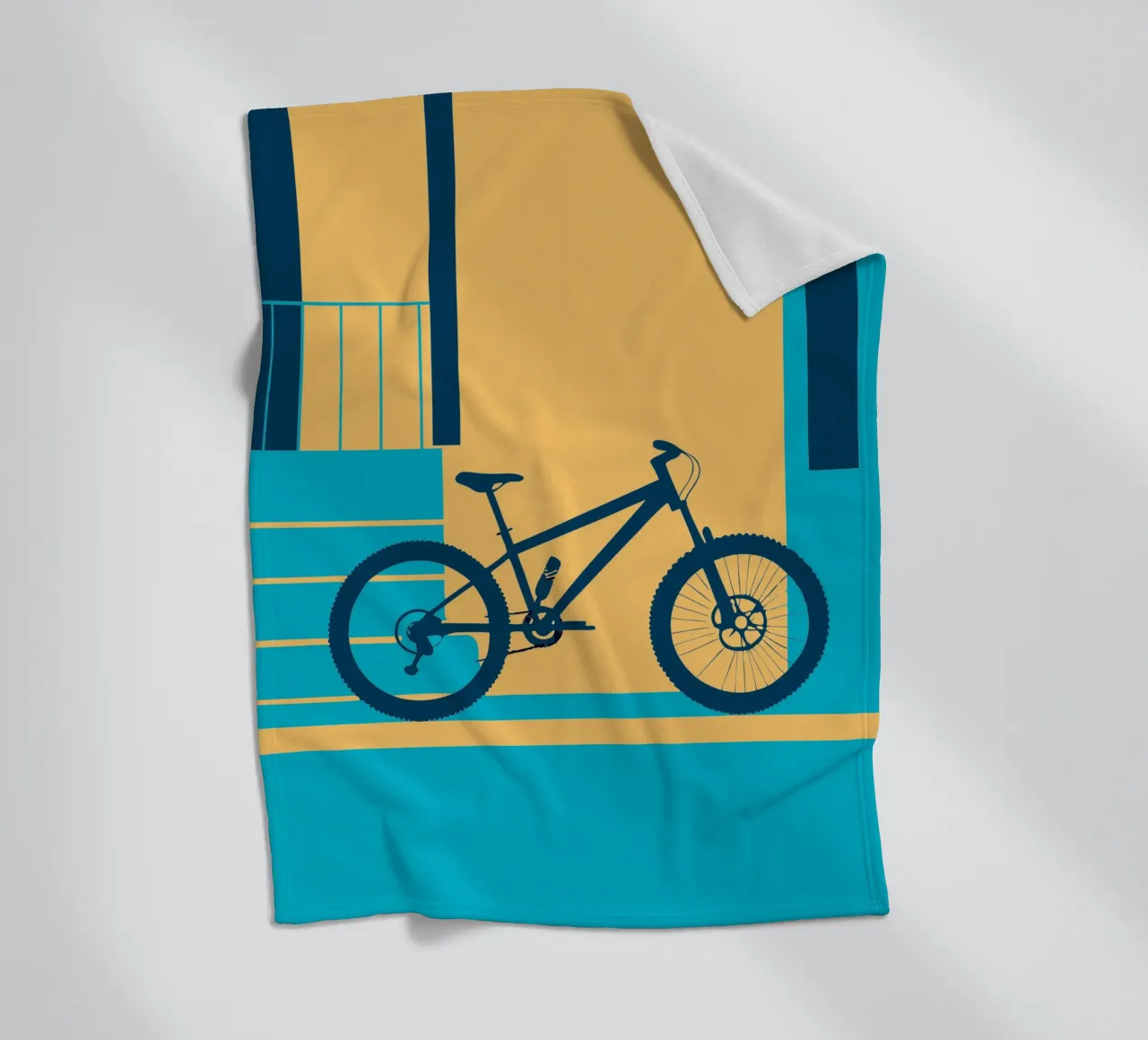 Fiets fleecedeken van TODAY'S SHOP