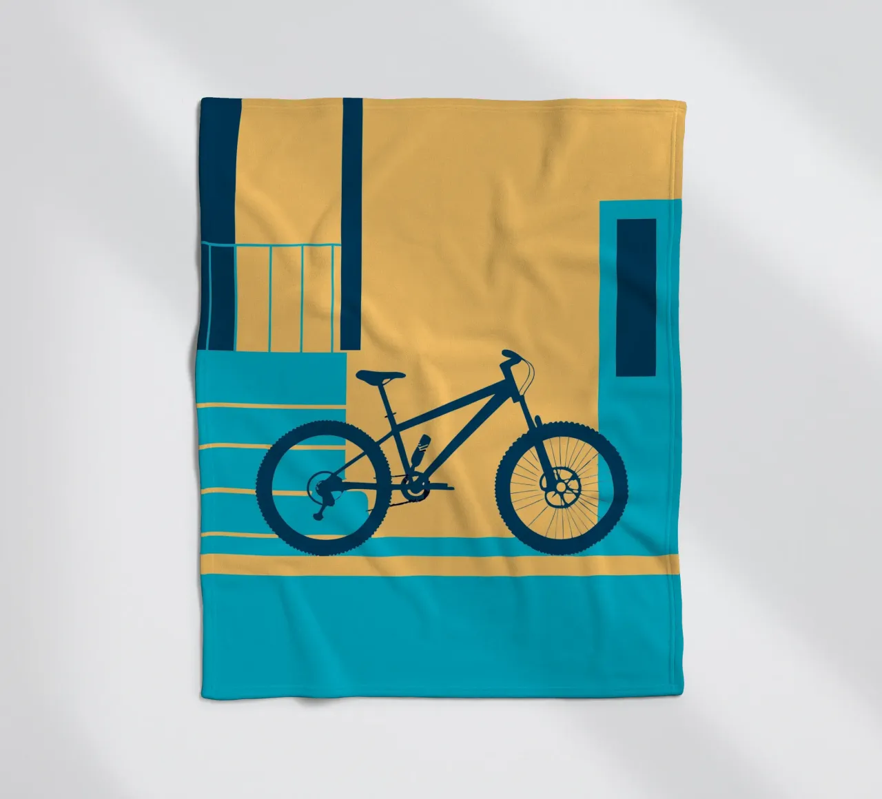 Fiets fleecedeken van TODAY'S SHOP