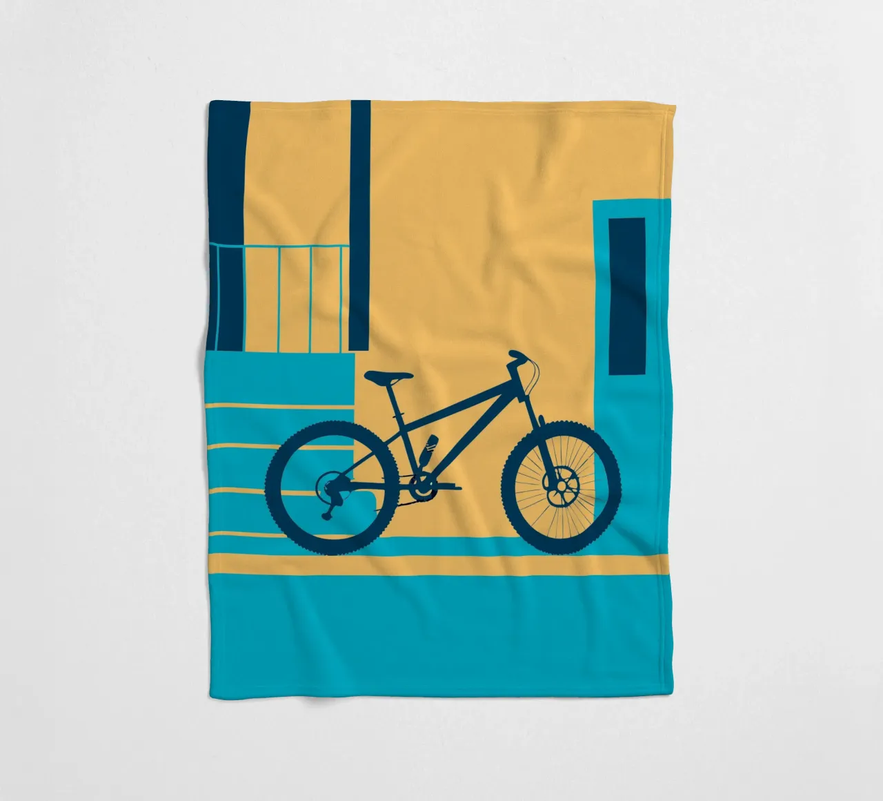 Fiets fleecedeken van TODAY'S SHOP