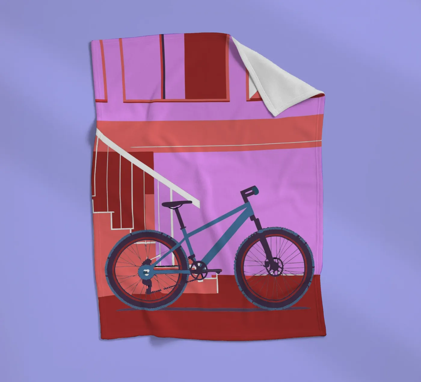 Bicycle fleecedeken van TODAY'S SHOP