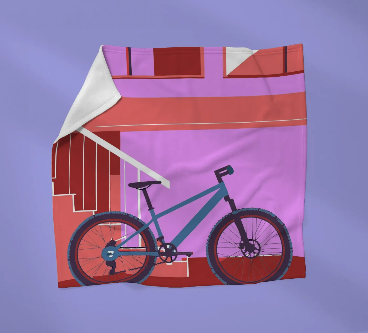 Bicycle fleecedeken van TODAY'S SHOP