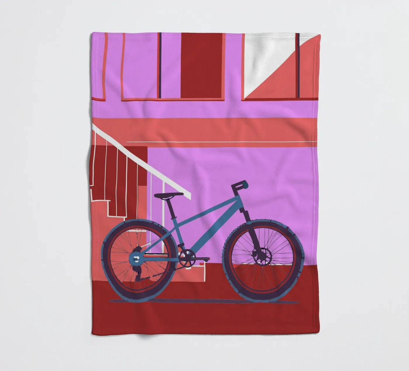 Bicycle fleecedeken van TODAY'S SHOP