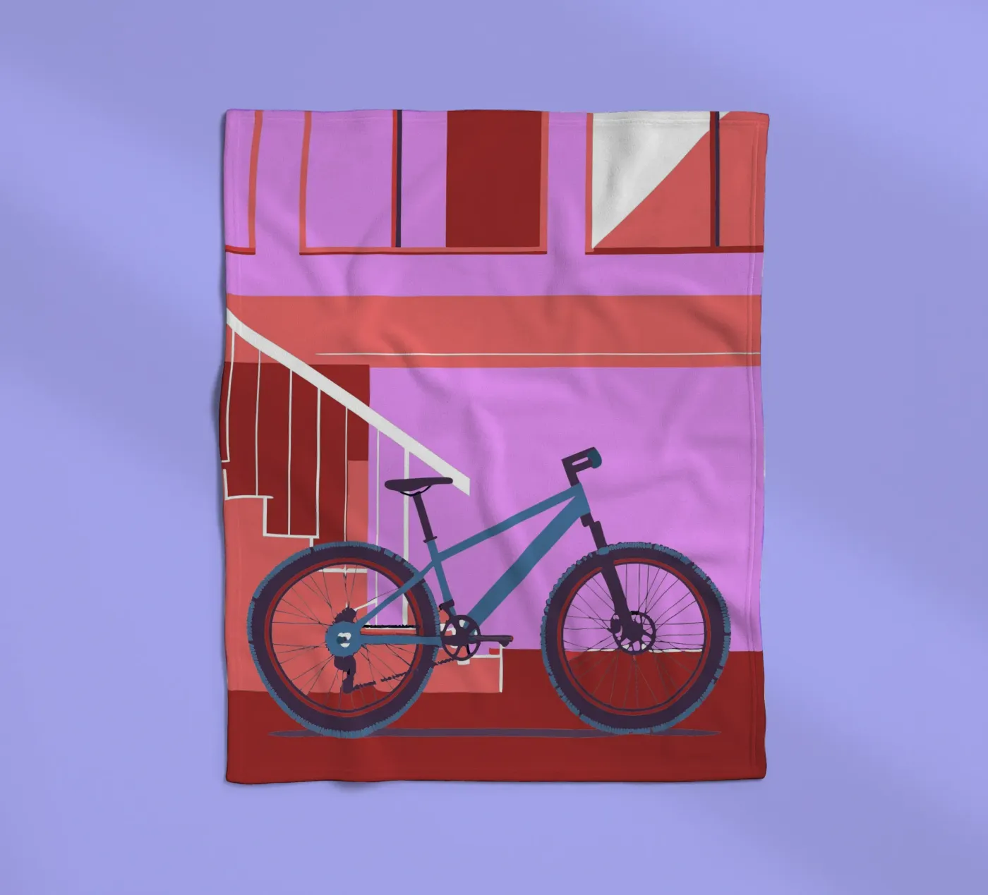 Bicycle fleecedeken van TODAY'S SHOP