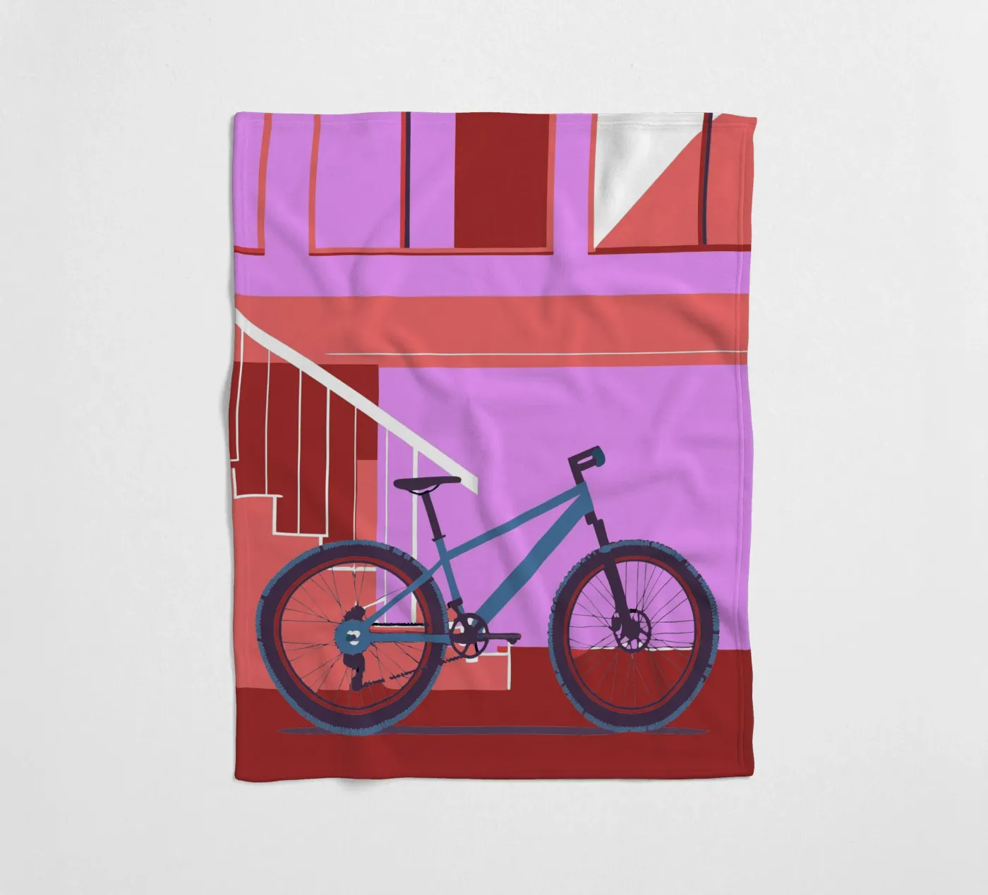 Bicycle fleecedeken van TODAY'S SHOP