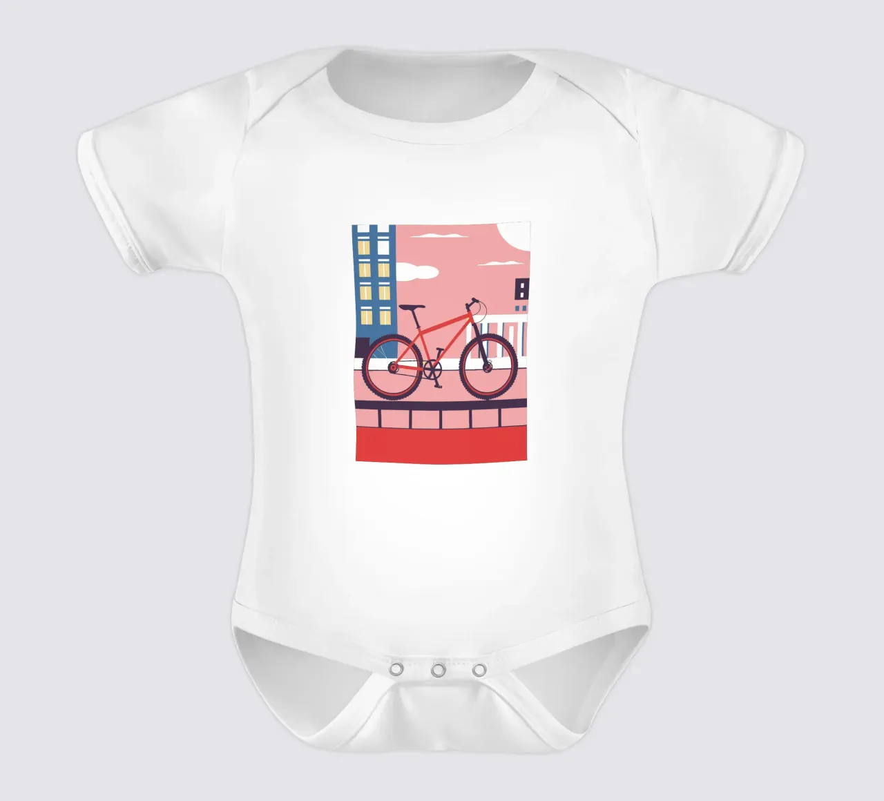 Bicicletta body neonato maniche corte da TODAY'S SHOP