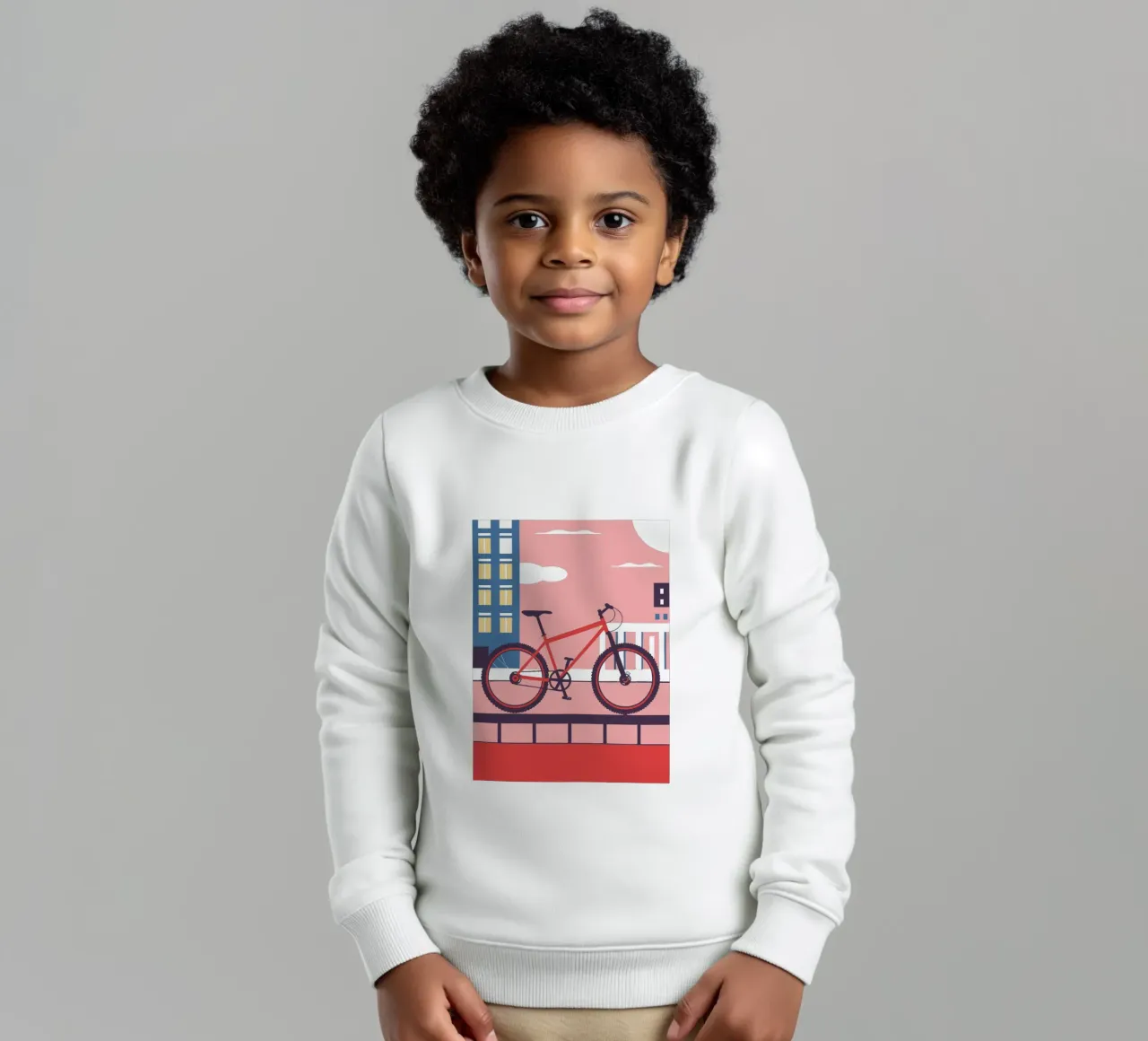 Bicicletta felpa bambino da TODAY'S SHOP