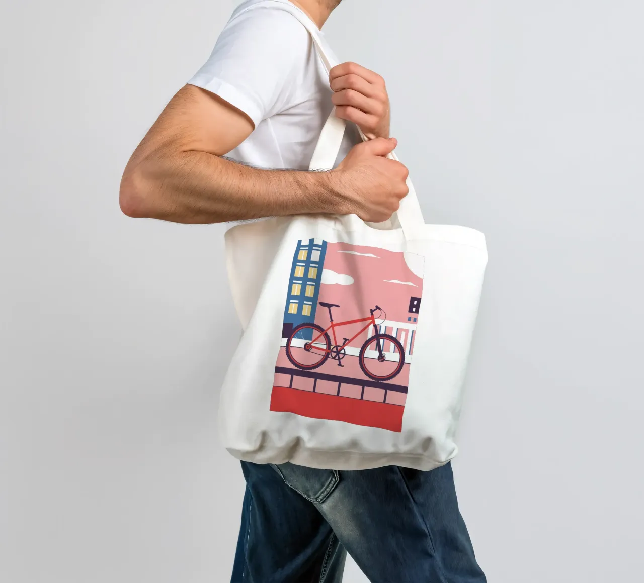 Bicycle tote bag by TODAY'S SHOP