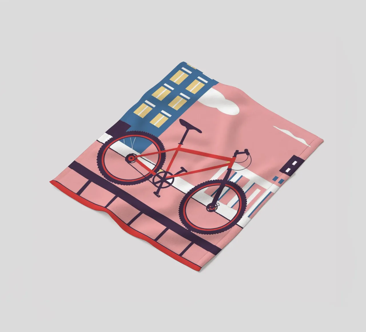 Fiets fleecedeken van TODAY'S SHOP