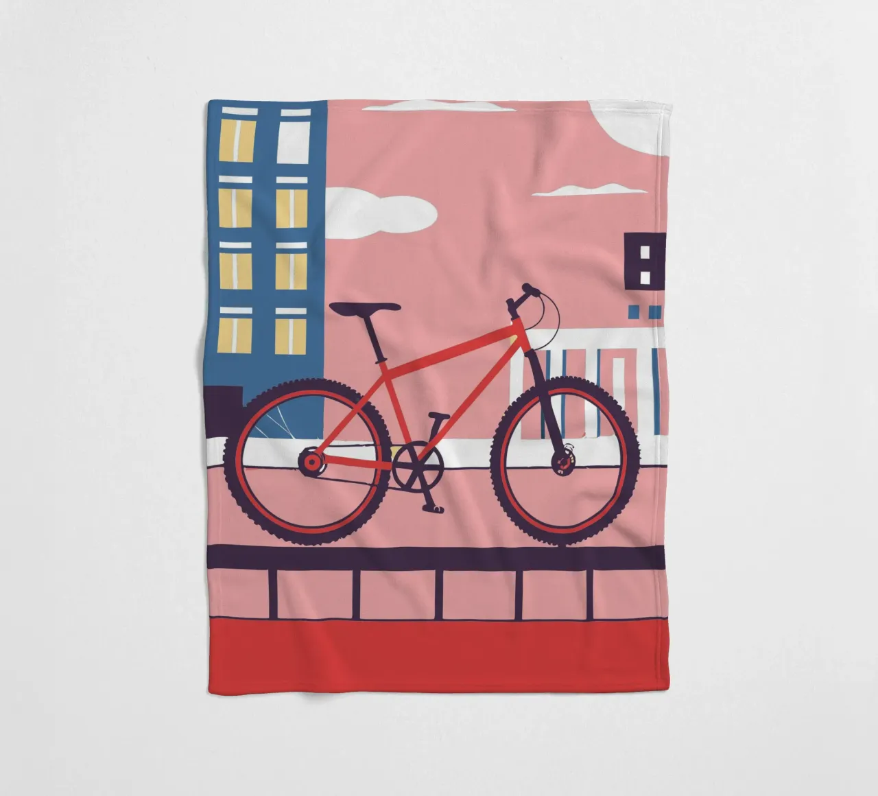 Fiets fleecedeken van TODAY'S SHOP