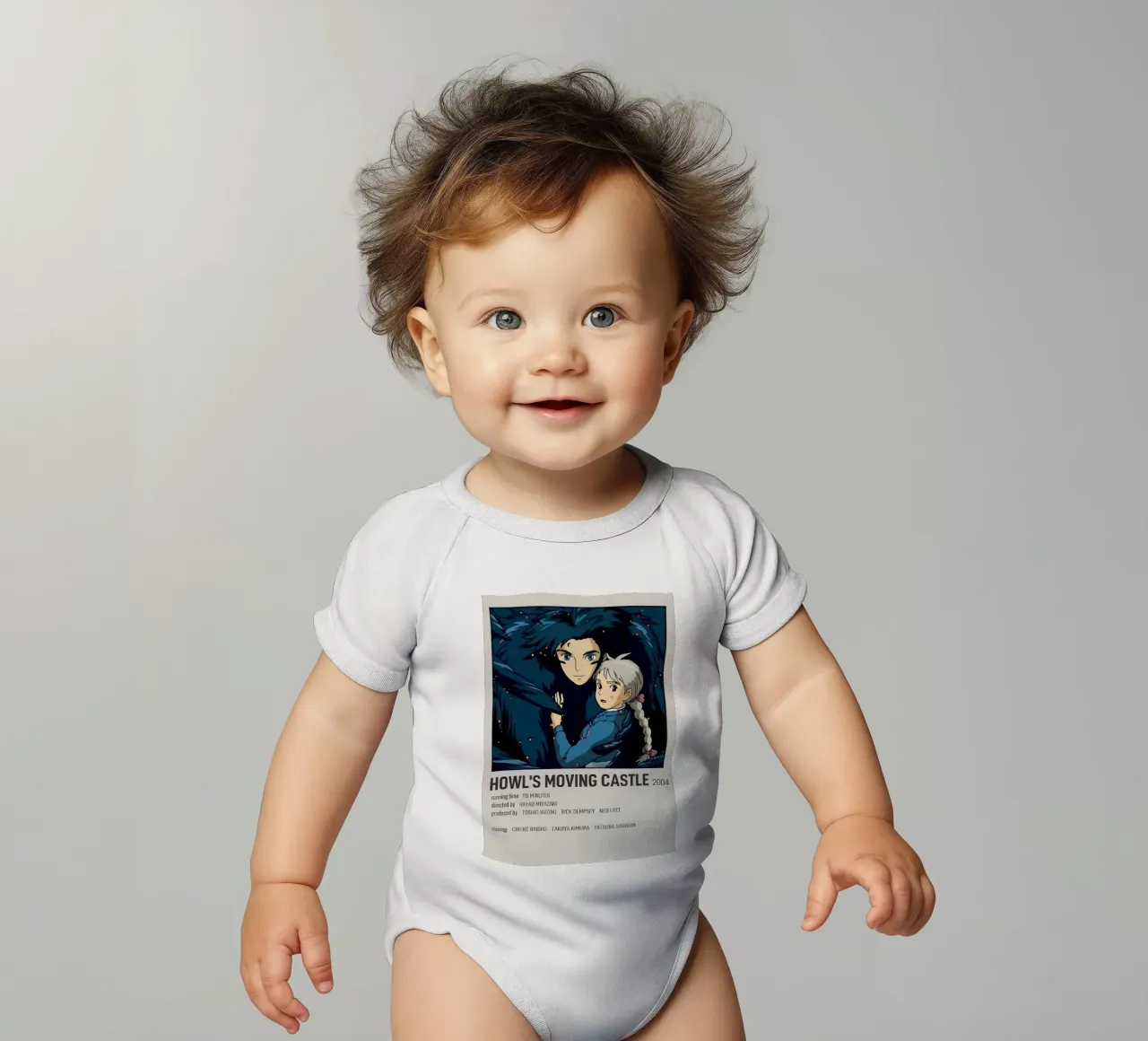 HOWL'S MOVING CASTLE 2004 Kurzarm Babybody von Totoya