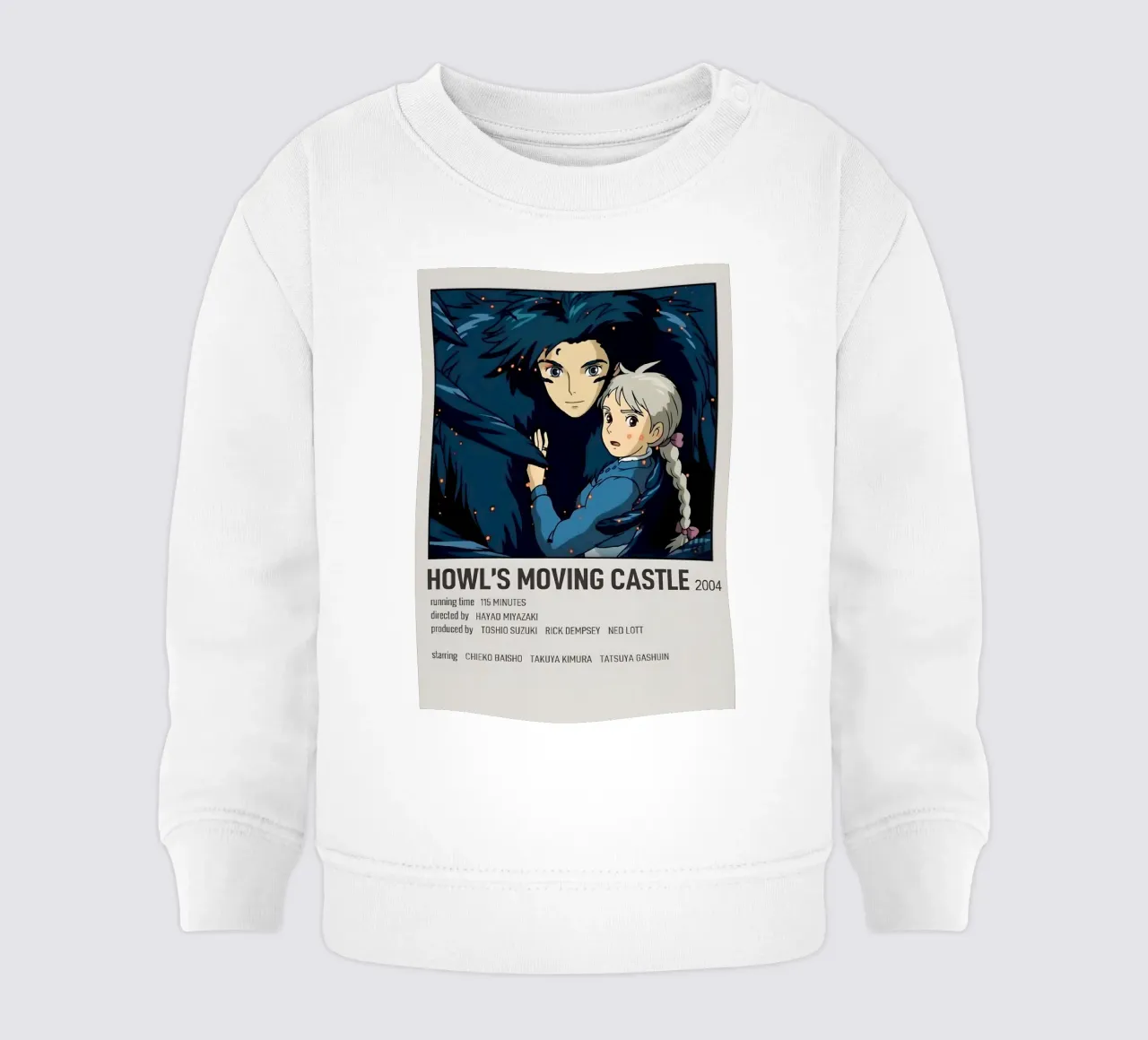 HOWL'S MOVING CASTLE 2004 felpa neonato da Totoya
