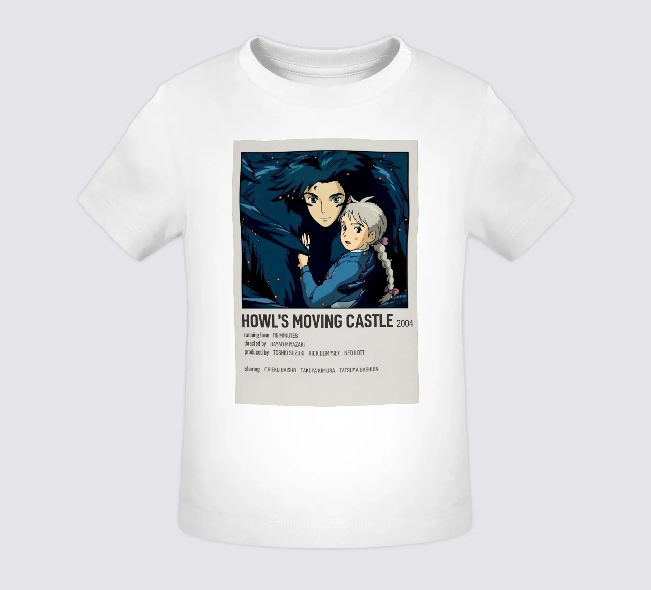 HOWL'S MOVING CASTLE 2004 maglietta neonato da Totoya