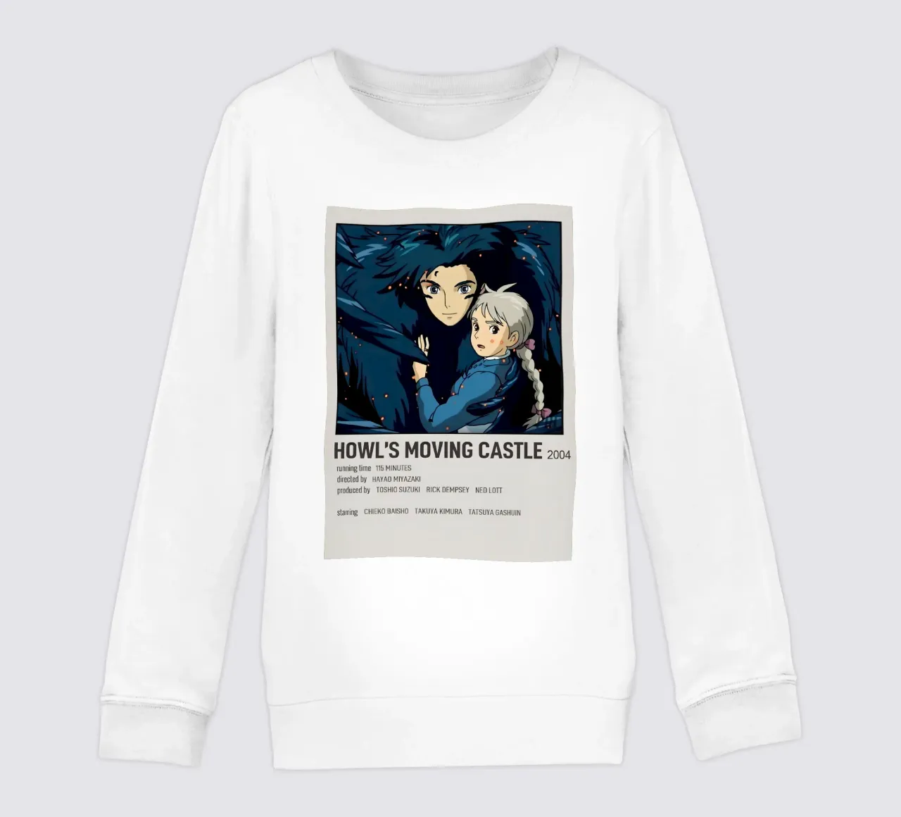 HOWL'S MOVING CASTLE 2004 felpa bambino da Totoya