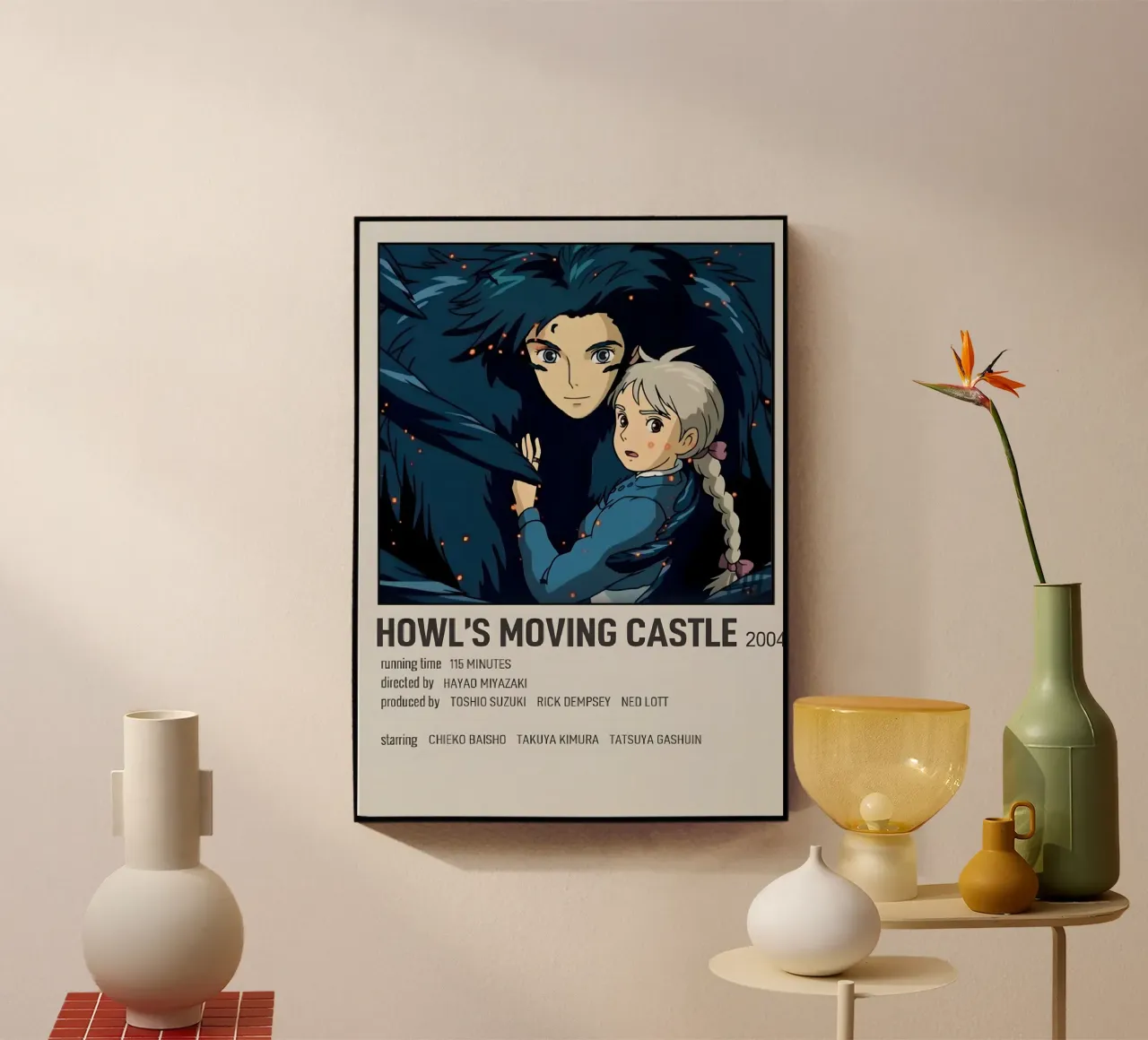 HOWL'S MOVING CASTLE 2004 plexiglass da Totoya