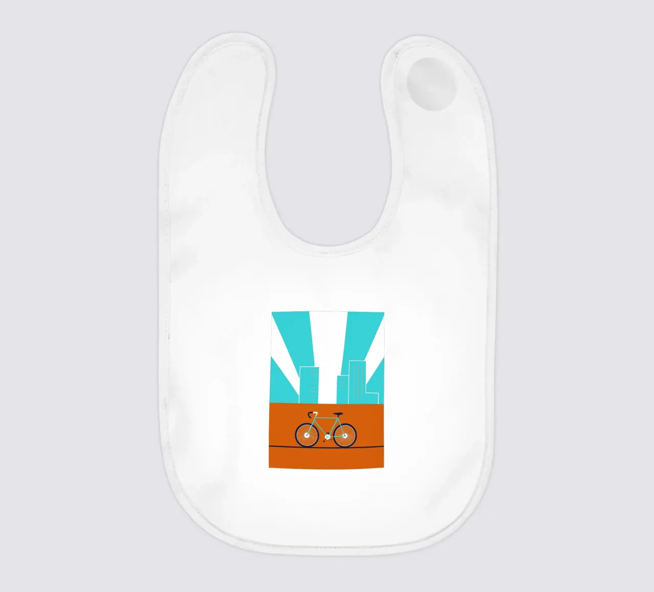 Bicycle baby bib by TODAY'S SHOP