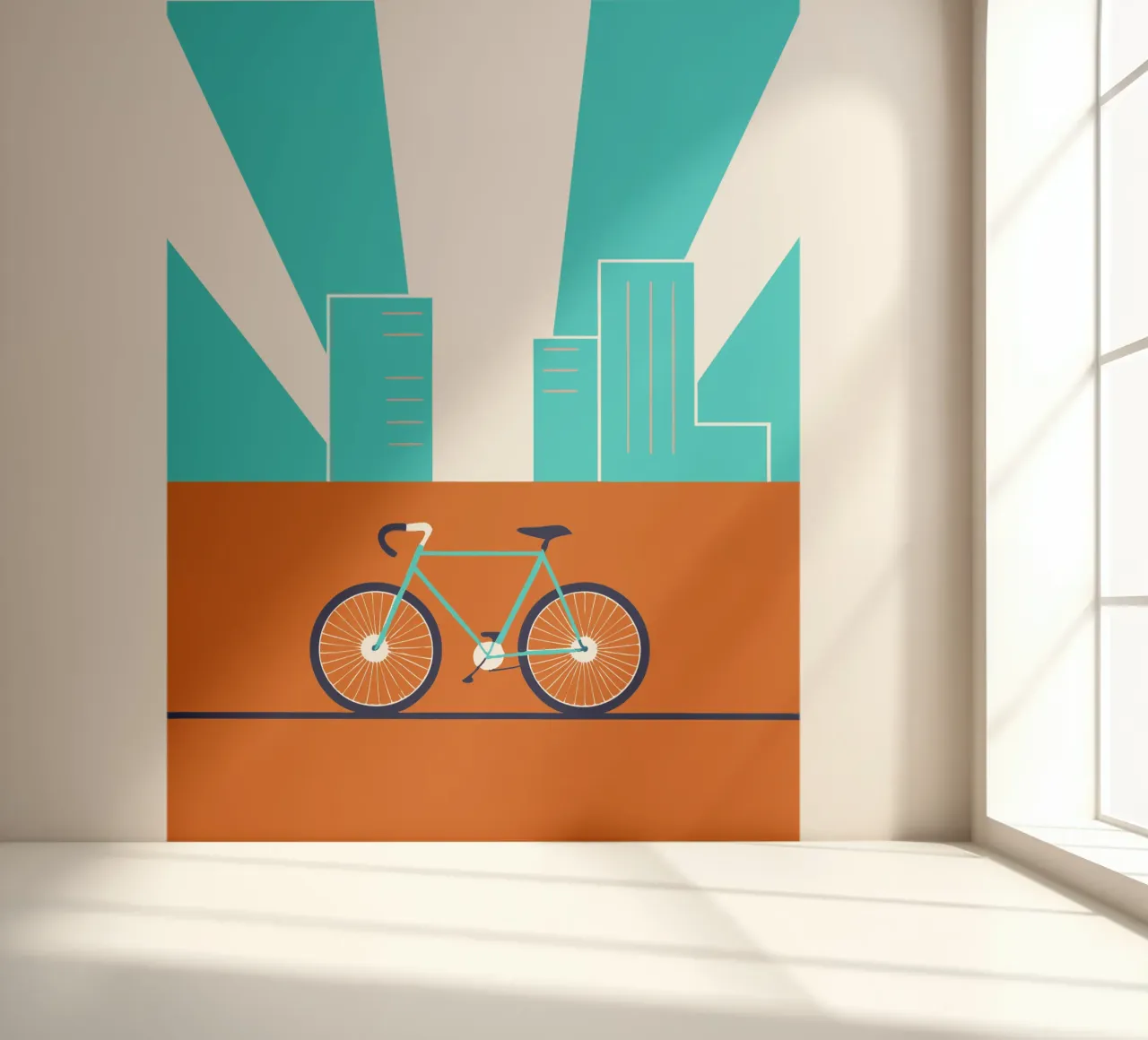 Fiets fotobehang van TODAY'S SHOP