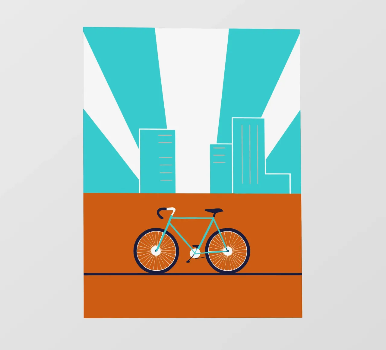 Fiets fotobehang van TODAY'S SHOP