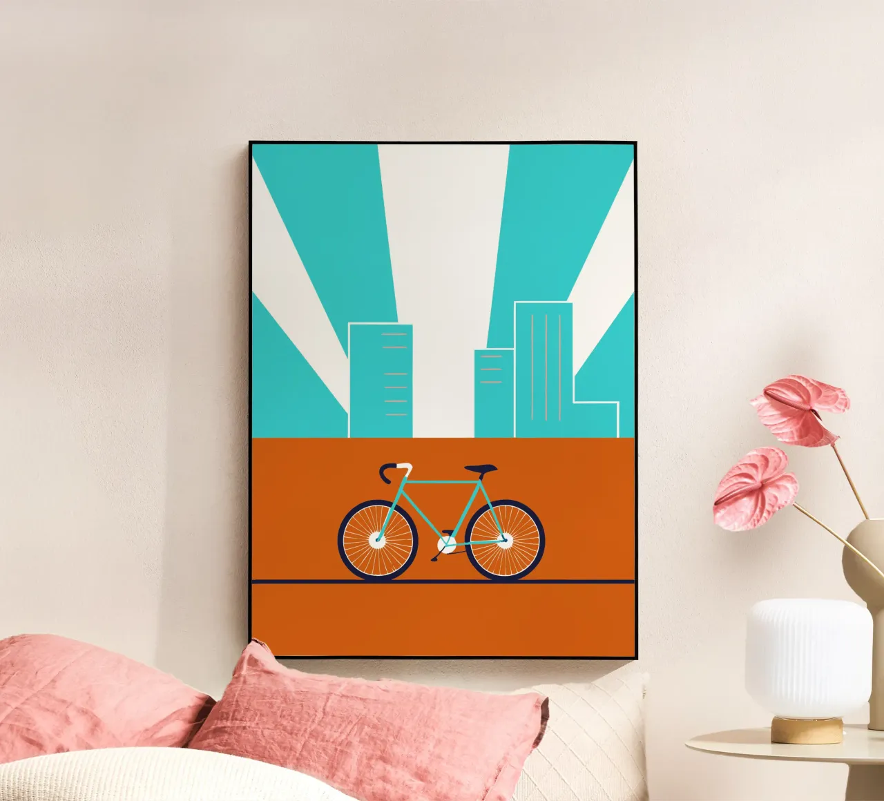 Bicycle acrylic glass by TODAY'S SHOP