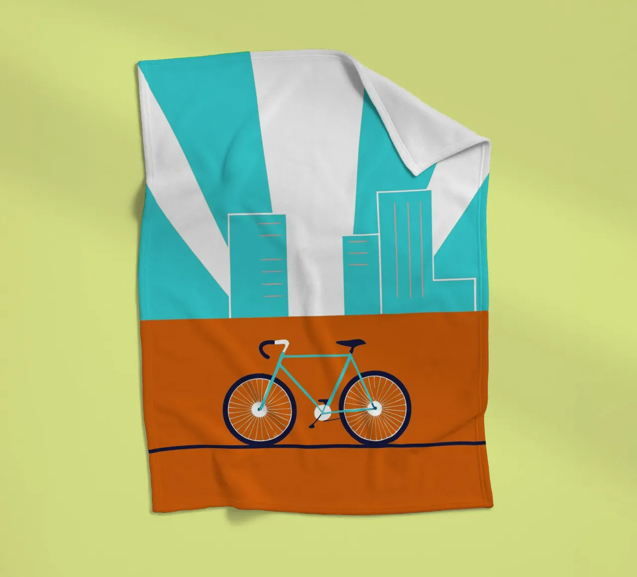 Bicycle fleecedeken van TODAY'S SHOP