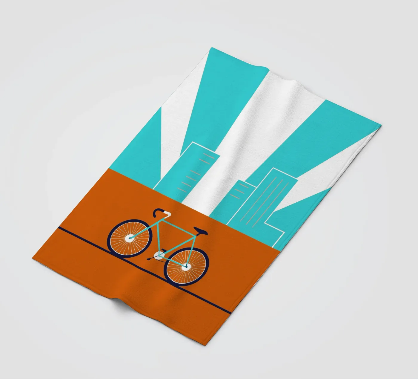 Fiets fleecedeken van TODAY'S SHOP