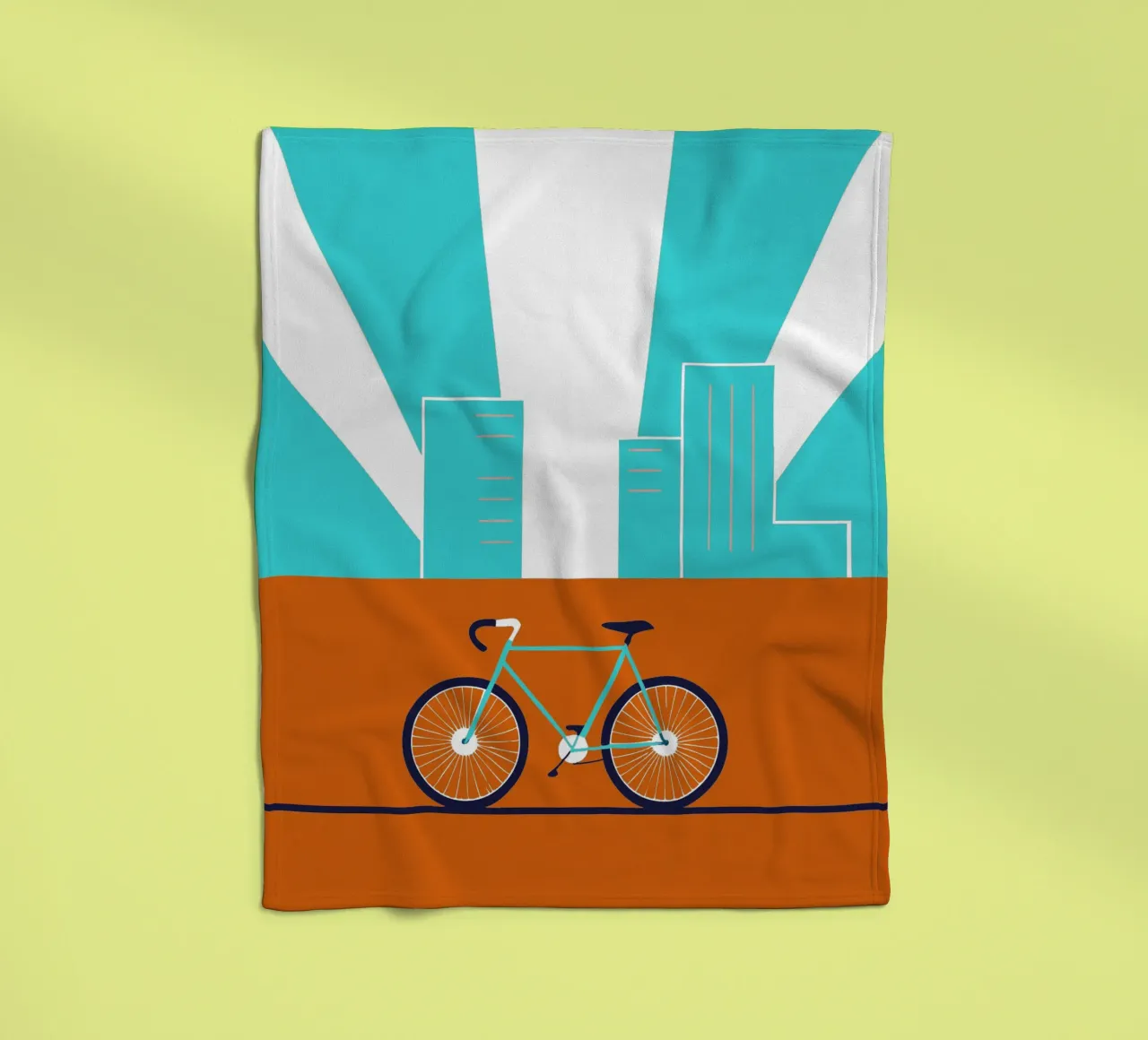 Bicycle fleecedeken van TODAY'S SHOP