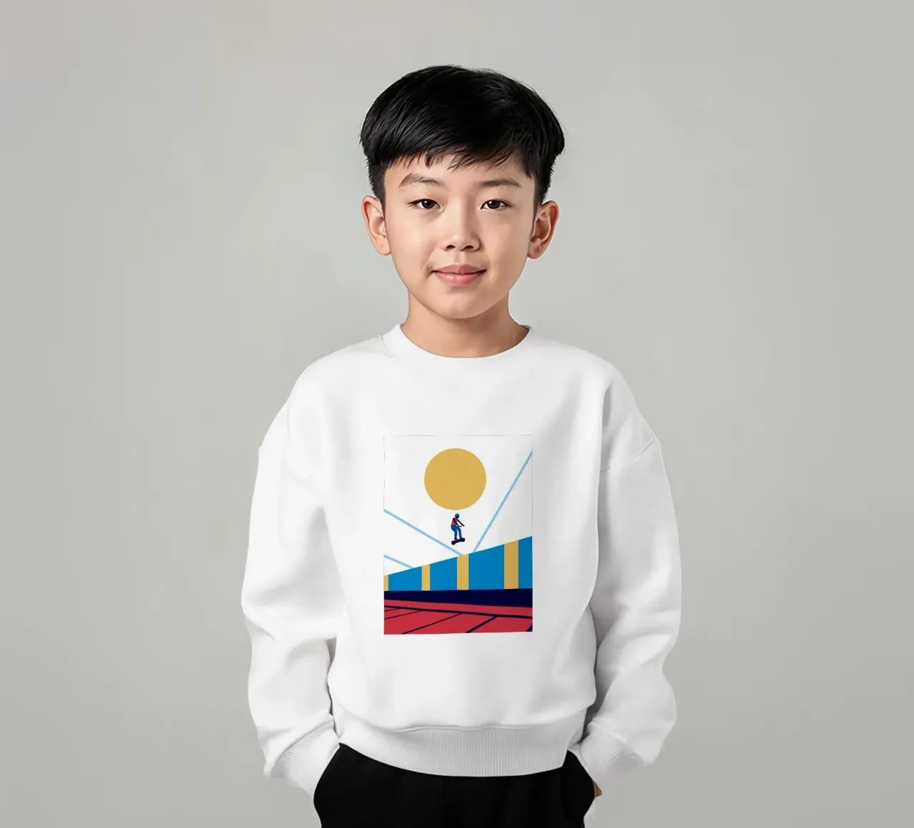 Hoverboard kids sweatshirt by TODAY'S SHOP