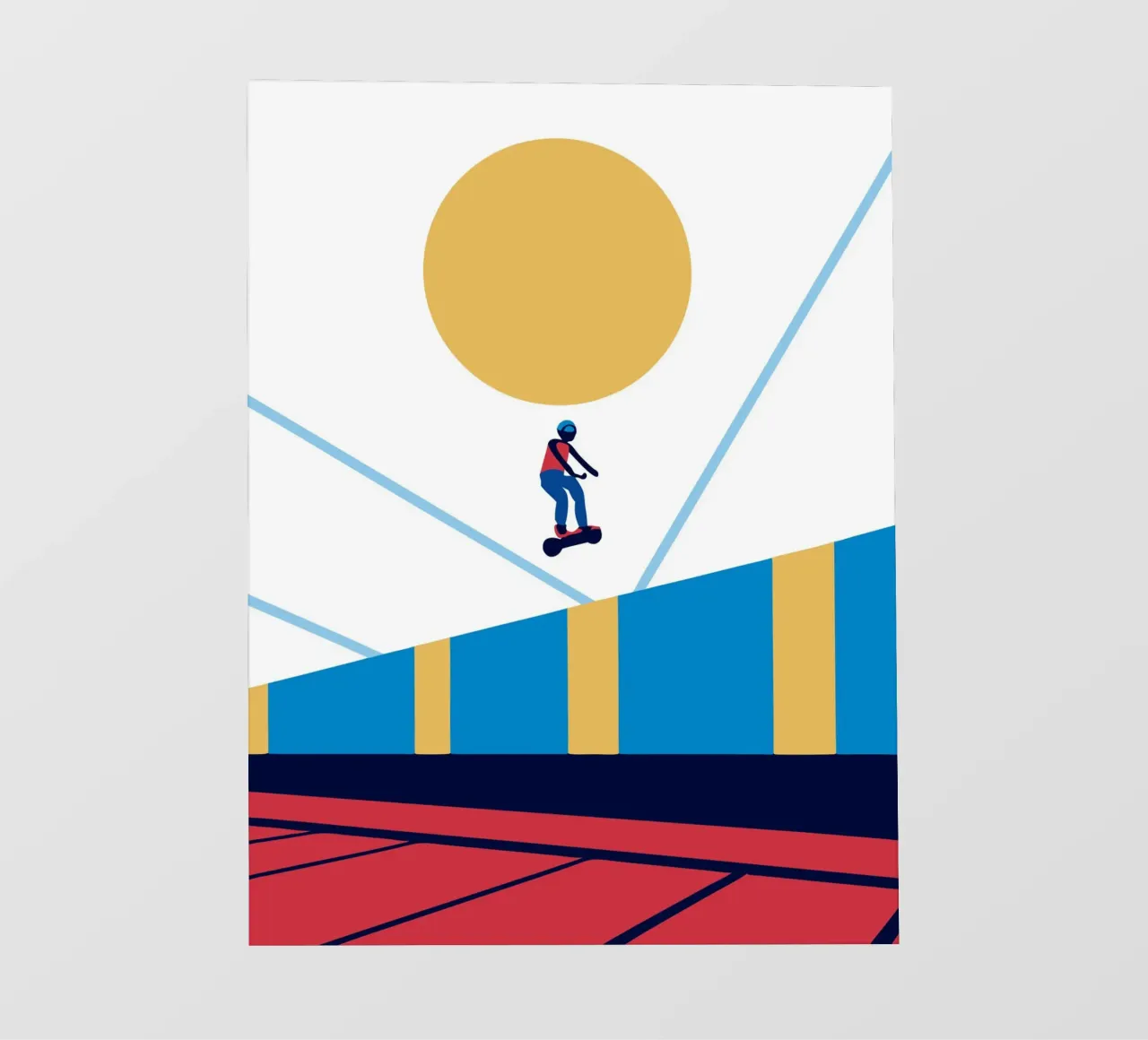 Hoverboard fotobehang van TODAY'S SHOP