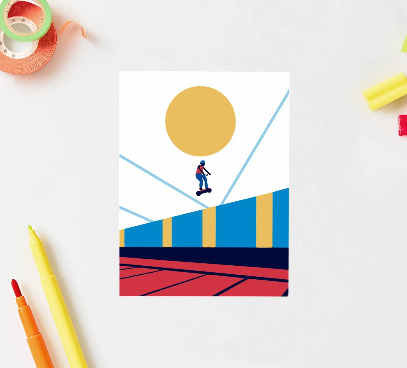 Hoverboard sticker by TODAY'S SHOP