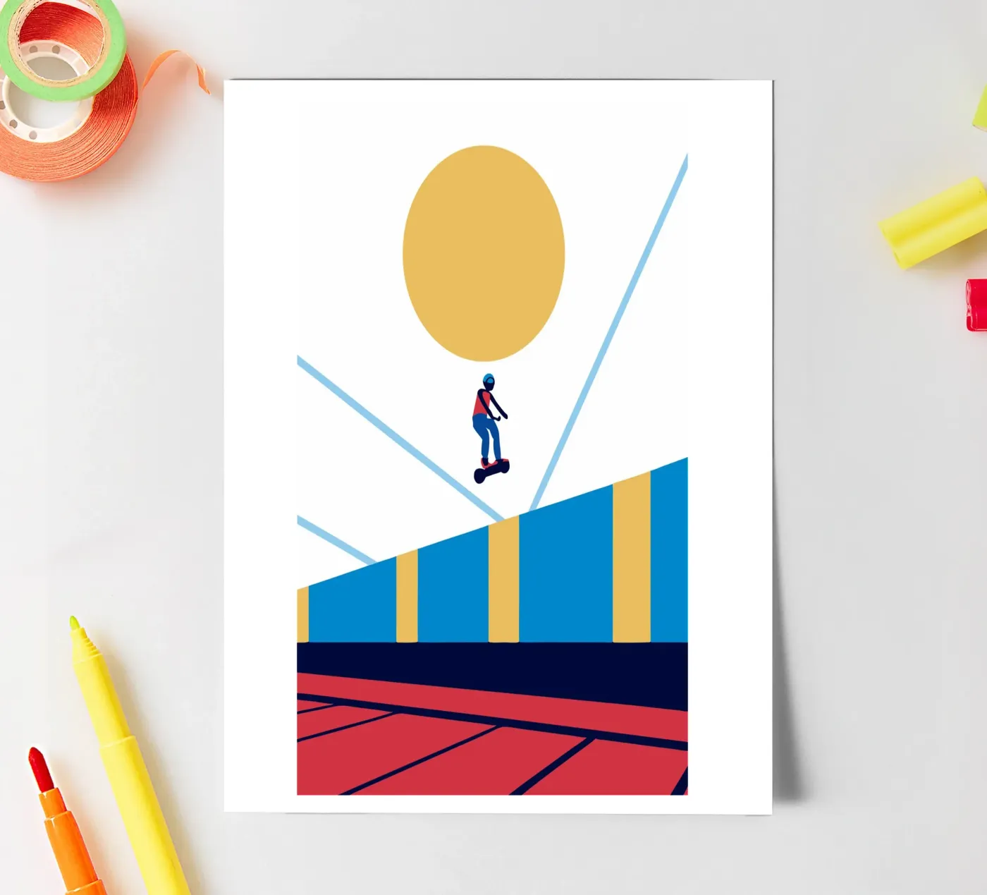 Hoverboard foglio adesivo da TODAY'S SHOP