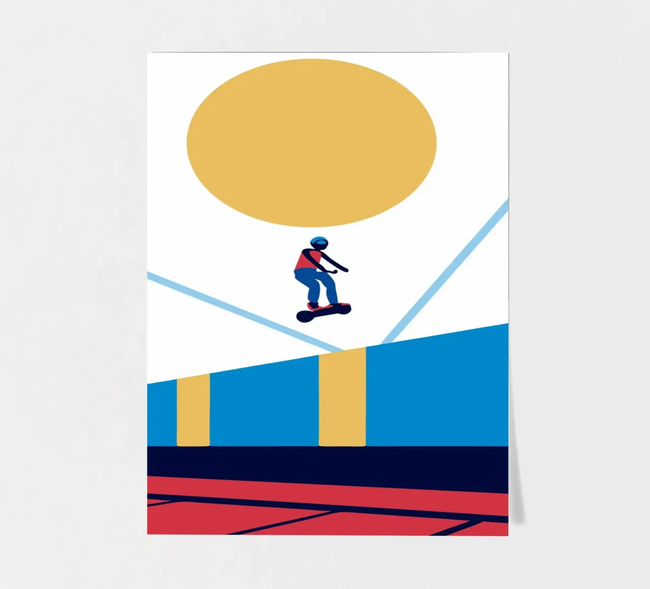 Hoverboard sticker sheet by TODAY'S SHOP