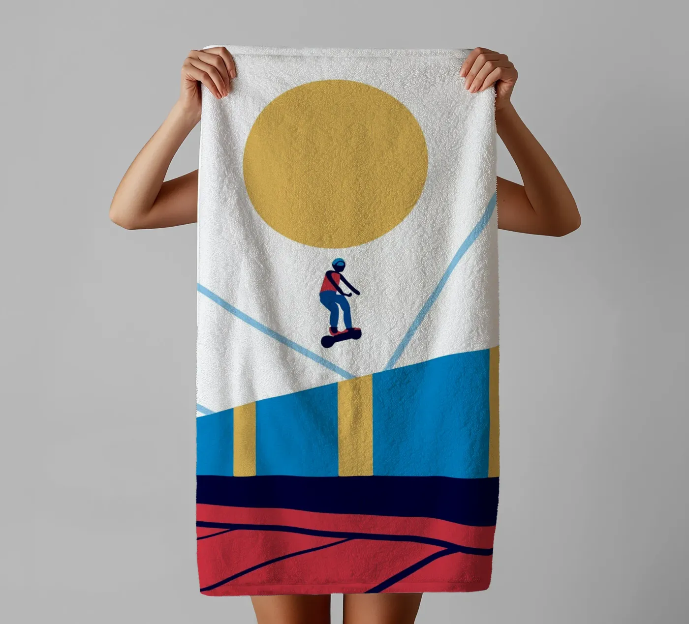 Hoverboard towel by TODAY'S SHOP