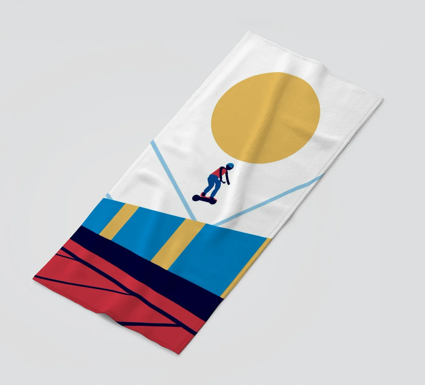 Hoverboard beach towel by TODAY'S SHOP