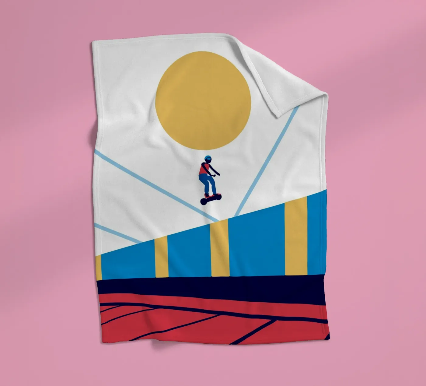 Hoverboard Fleecedecke von TODAY'S SHOP