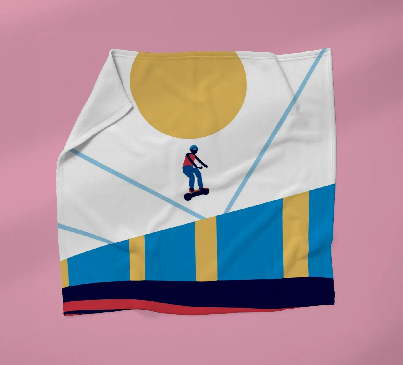 Hoverboard plaid polaire de TODAY'S SHOP