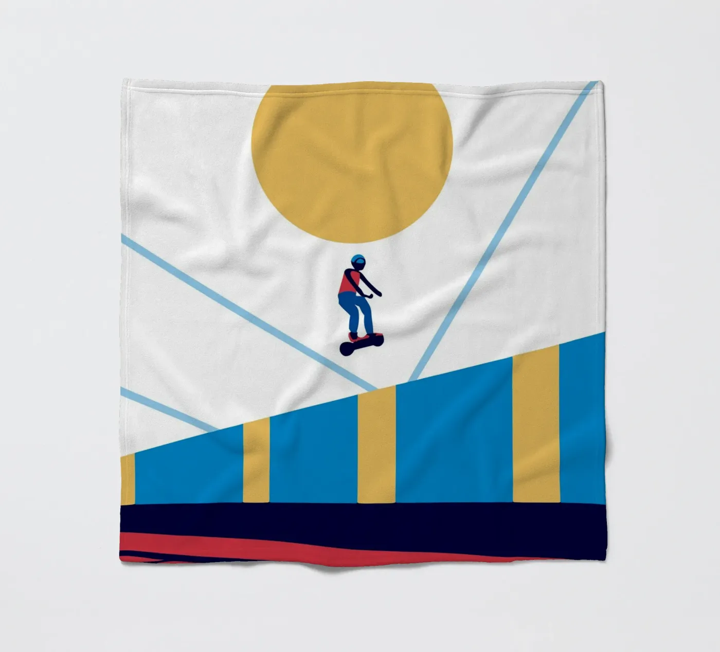 Hoverboard plaid polaire de TODAY'S SHOP