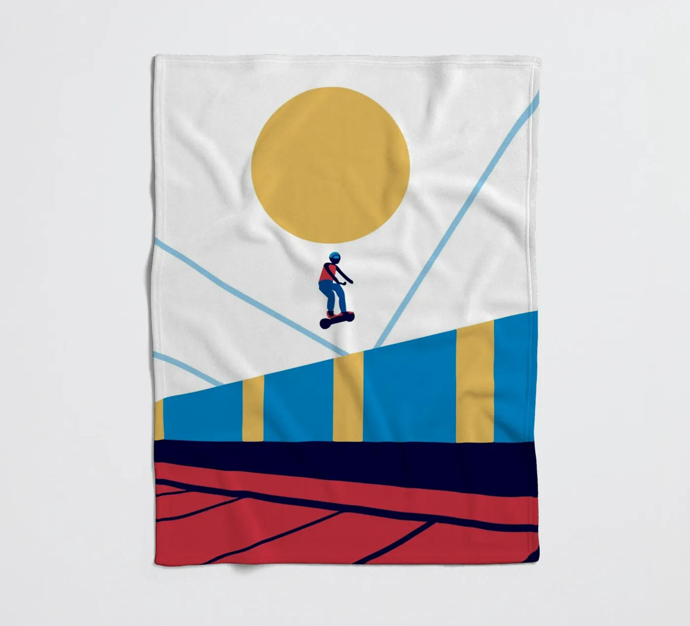 Hoverboard plaid polaire de TODAY'S SHOP