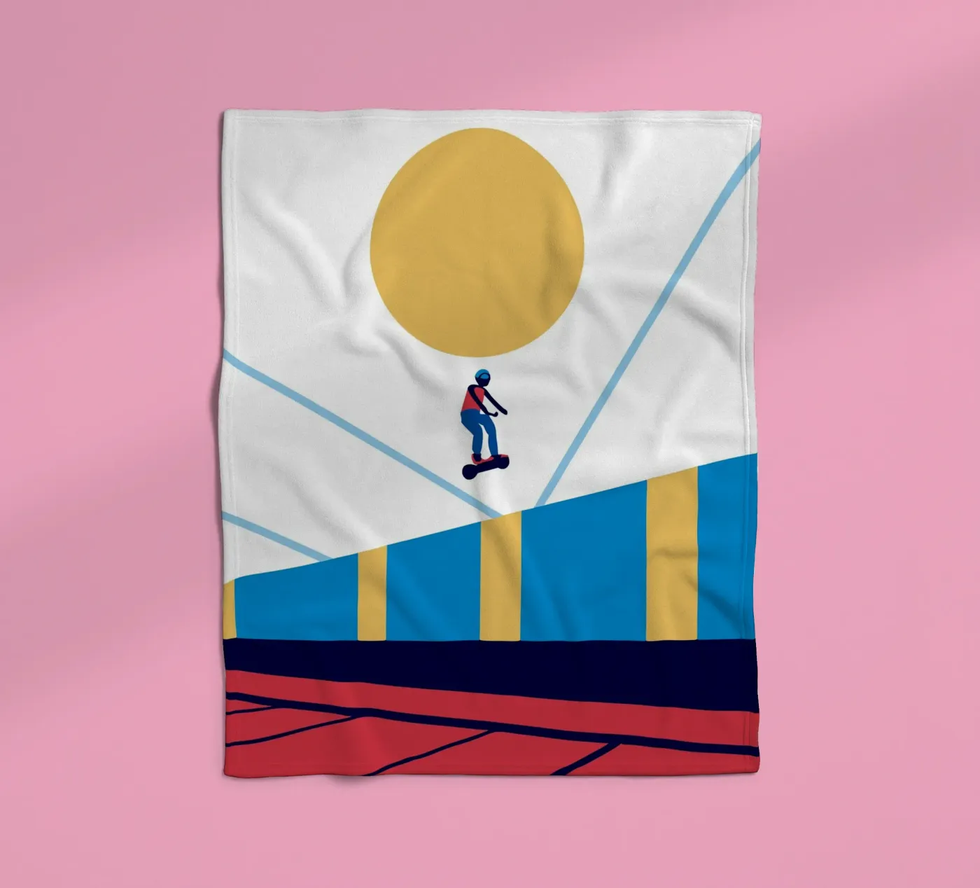 Hoverboard Fleecedecke von TODAY'S SHOP