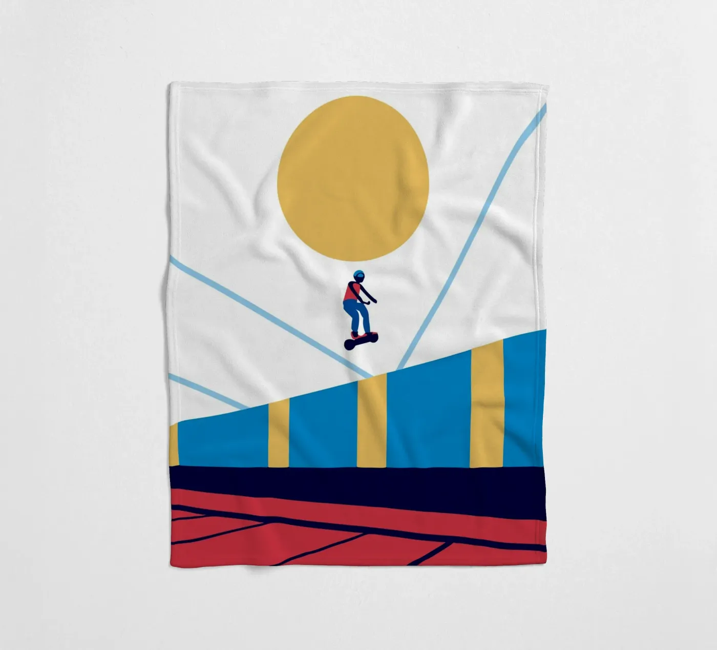 Hoverboard Fleecedecke von TODAY'S SHOP