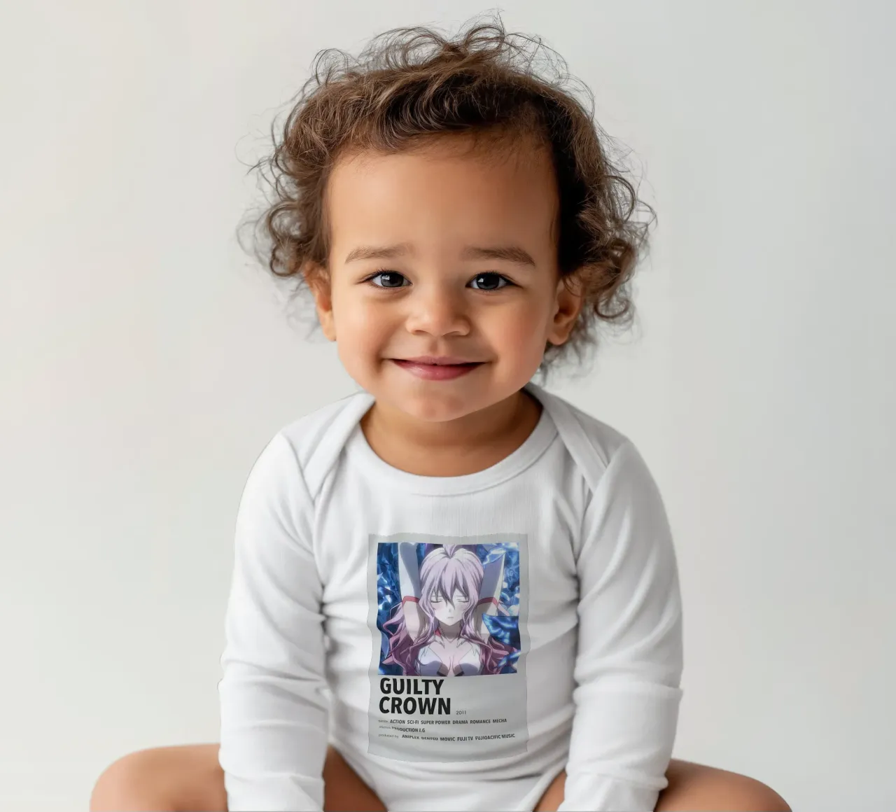 GUILTY  CROWN  2011 long-sleeve baby romper by Totoya
