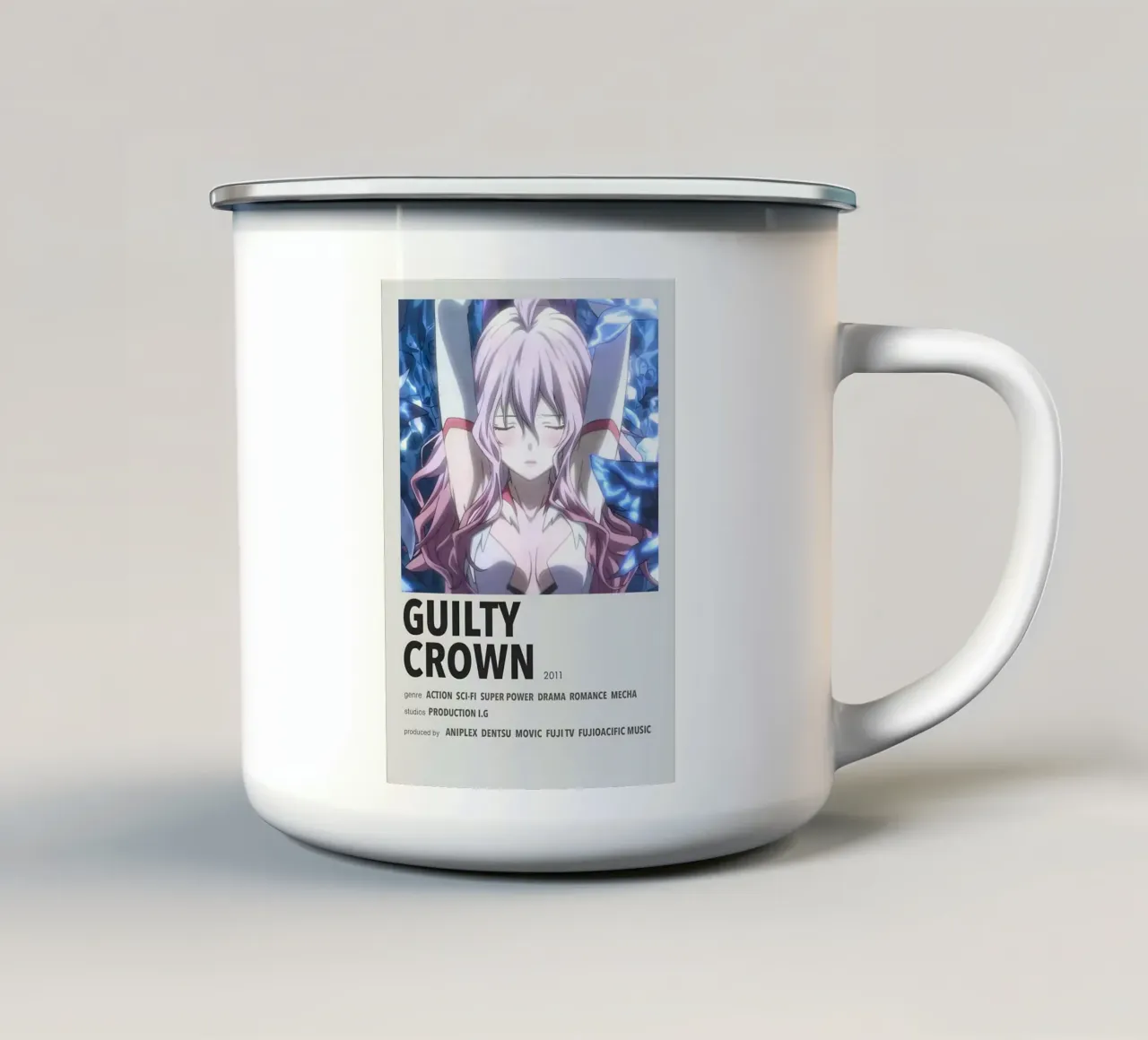 GUILTY  CROWN  2011 tazza in smalto da Totoya