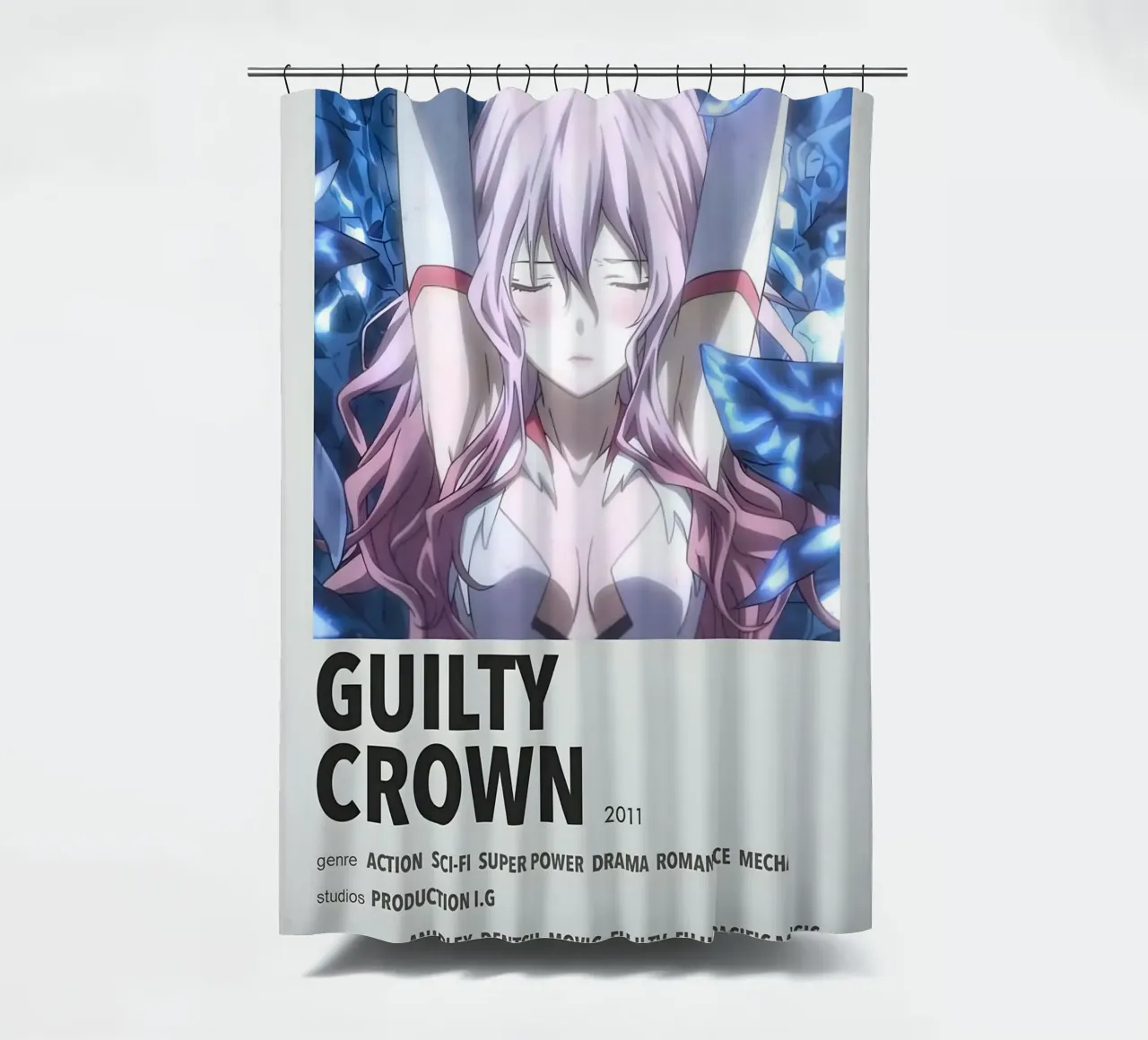 GUILTY  CROWN  2011 shower curtain by Totoya