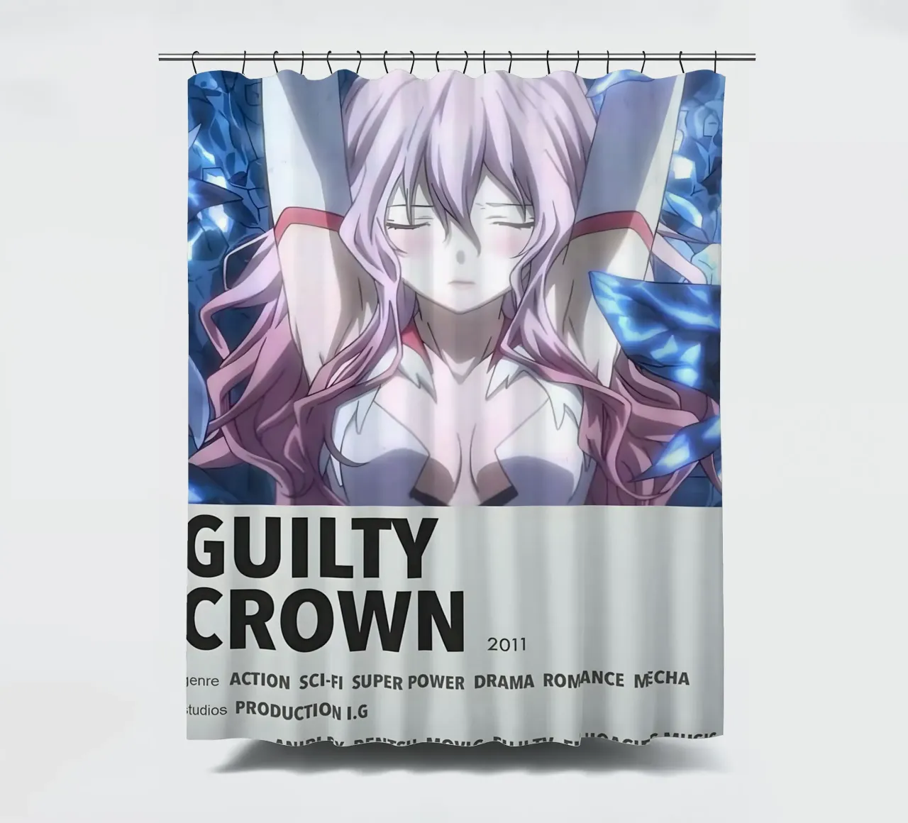 GUILTY  CROWN  2011 shower curtain by Totoya